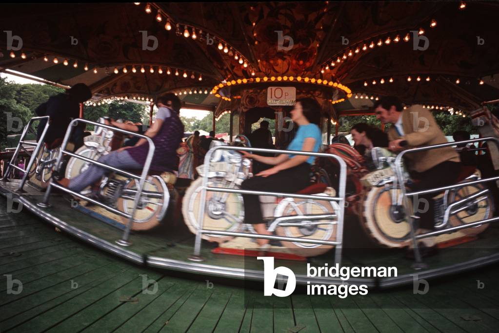 Hampstead Heath Fair in the 1970s, London, UK, 1972 (photo)