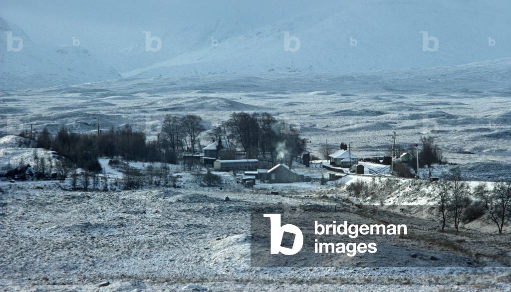 Rannoch Moor Railway Station on the West highland Line, Inverness-Shire, Scotland, 1982 (photograph)