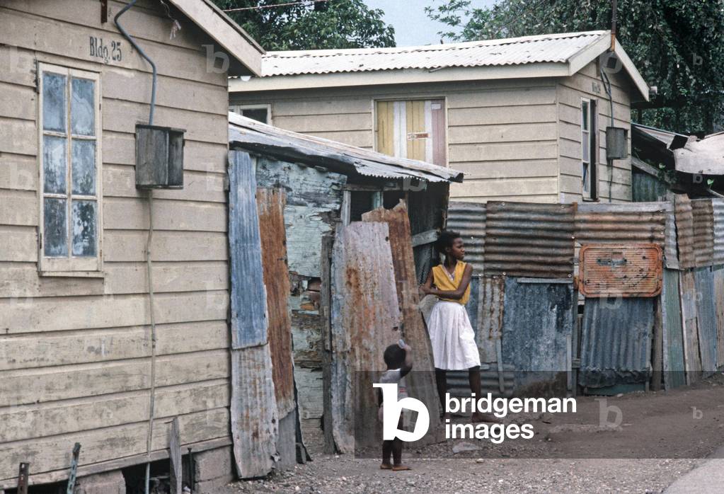 Shanty Town outside Kingston, Jamaica (photo)