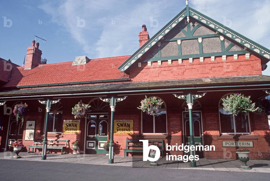 Port Erin Railway station on the Isle of Man railway, 1991 (photo)