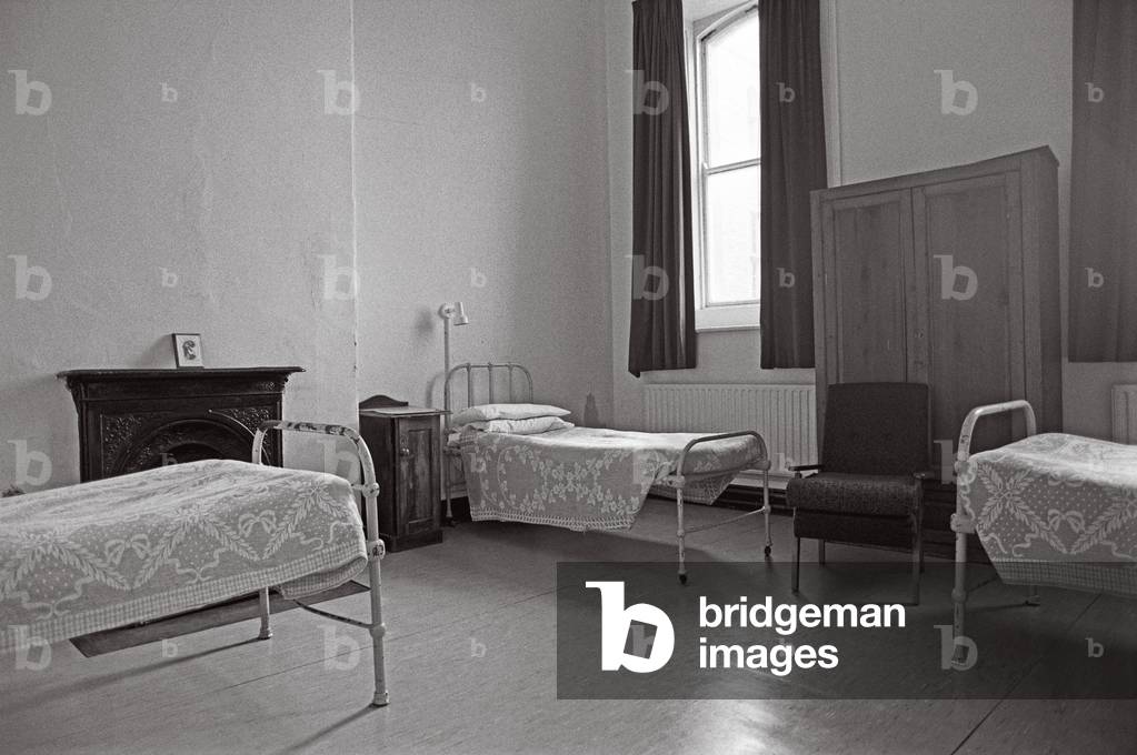 Clongowes Wood College dormitory, Jesuit boarding school where James Joyce attended in 1888-91, County Kildare, Ireland (photo)