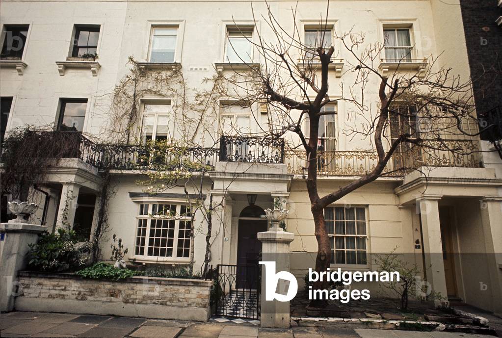 Notting Hill big houses of the 70s London, UK, 1972 (photo)