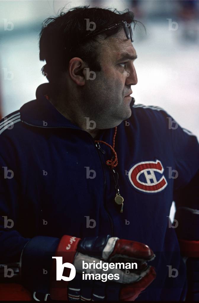 Coach of the Montreal Canadiens, professional Ice hockey team based in Montreal, Quebec Province, Canada (photo)