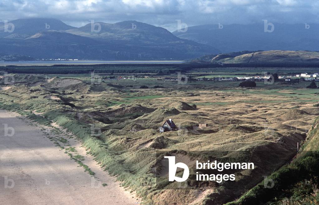 Train at Dovey Junction, Wales, Great Britain, 1982 (photo)