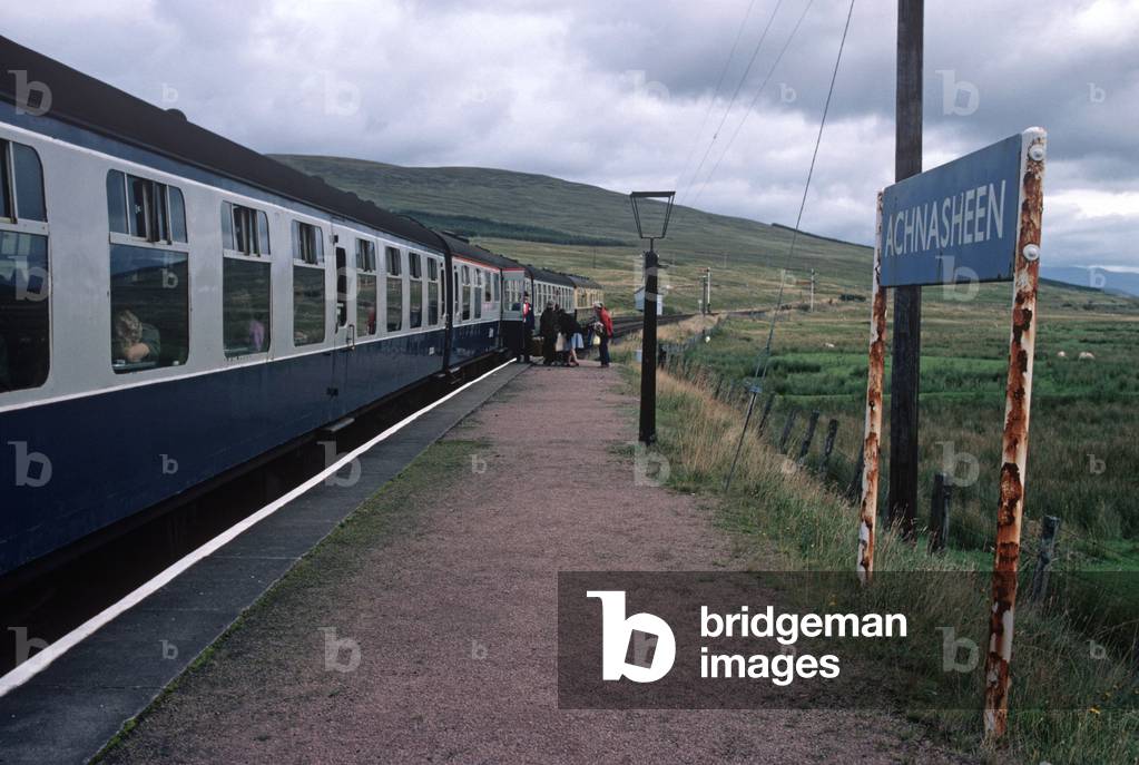 Achnasheen Halt on the Kyle of Lochalsh Line, Highlands, Scotland, 1982 (photograph)