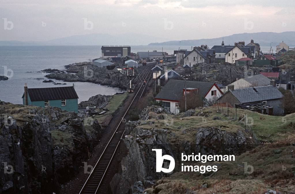 West Highland line at Mallaig, Highlands, Scotland,  (photograph)
