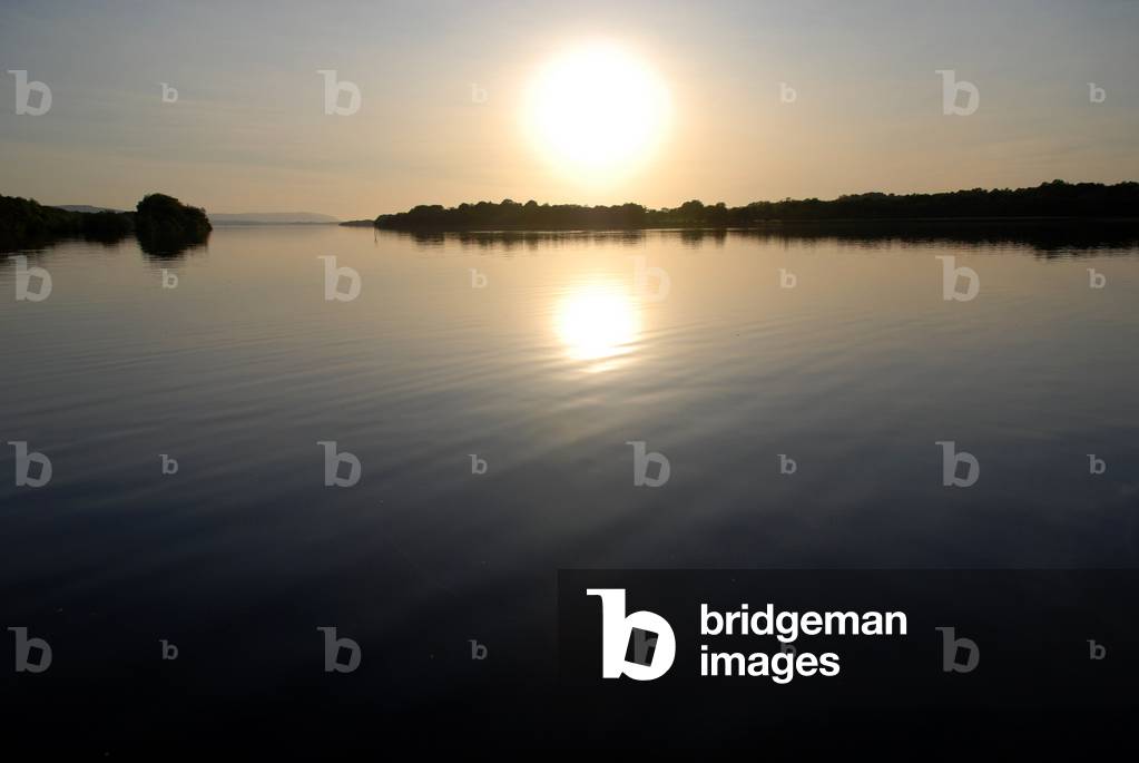 Evening light on Lower Lough Erne, County Fermanagh, Northern Ireland, UK (photo)