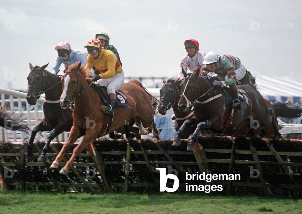 Horse Racing At The Galway Races, County Galway, Ireland. Referred To By Dramatist, W. B. Yeats In 'At The Races'.  (photo)