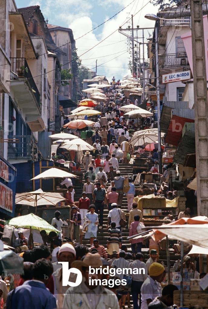 Antananarivo market, Madagascar, East Africa, Africa, 1980s (photo)