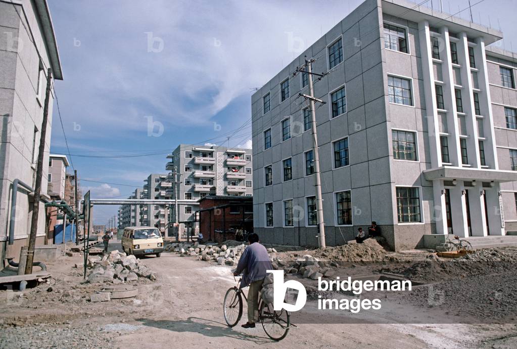 New workers apartments, Daqing oil town, Heilongjiang Province, China (photo)