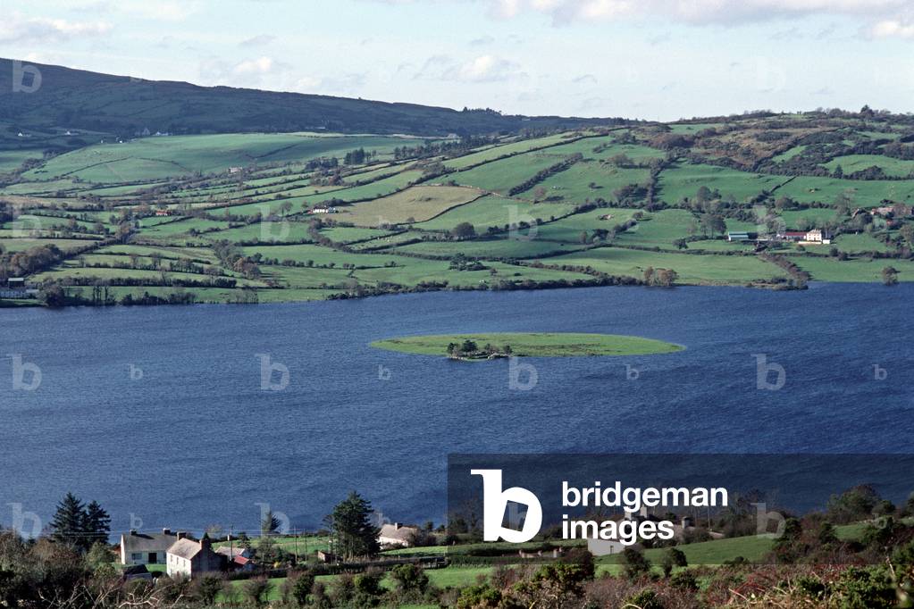 Small Island On Lough Graney In Slieve Aughty Also Known As Echgthe,  County Galway, Ireland. Referred To By W. B. Yeats In 'The Withering Of The Boughs' Poem,  (photo)