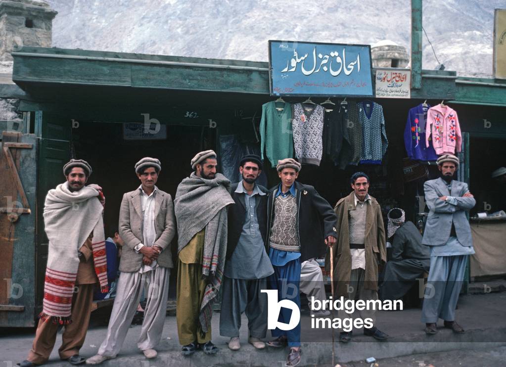 Tribesmen in Gilgit, Gilgit-Baltistan Administrative Area, Pakistan (photo)