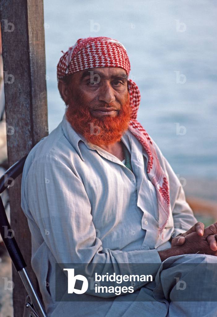Man with red beard, Sharajh, United Arab Emirates, UAE