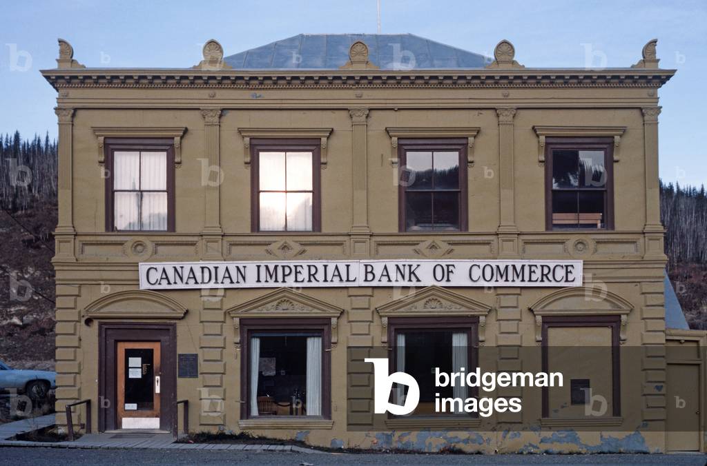 Dawson City, on the Yukon River in the Yukon Territories, Northwest Canada (photo)
