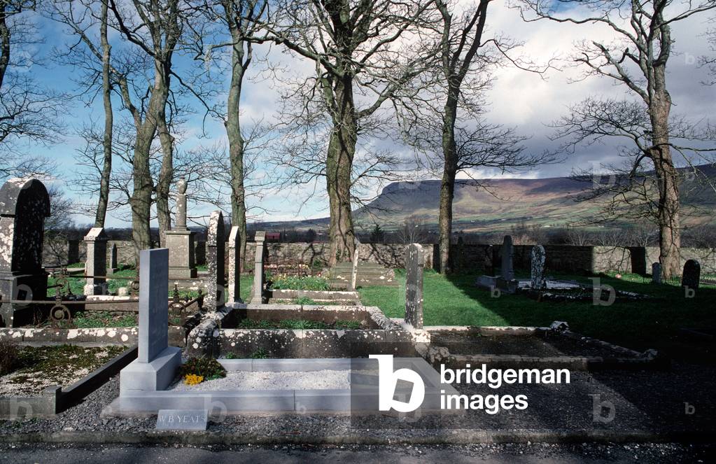 W. B. Yeats Grave Under The Foothills Of Ben Bulben In St Columba's Church Of Ireland, Drumcliff, County Sligo, Ireland (photo)
