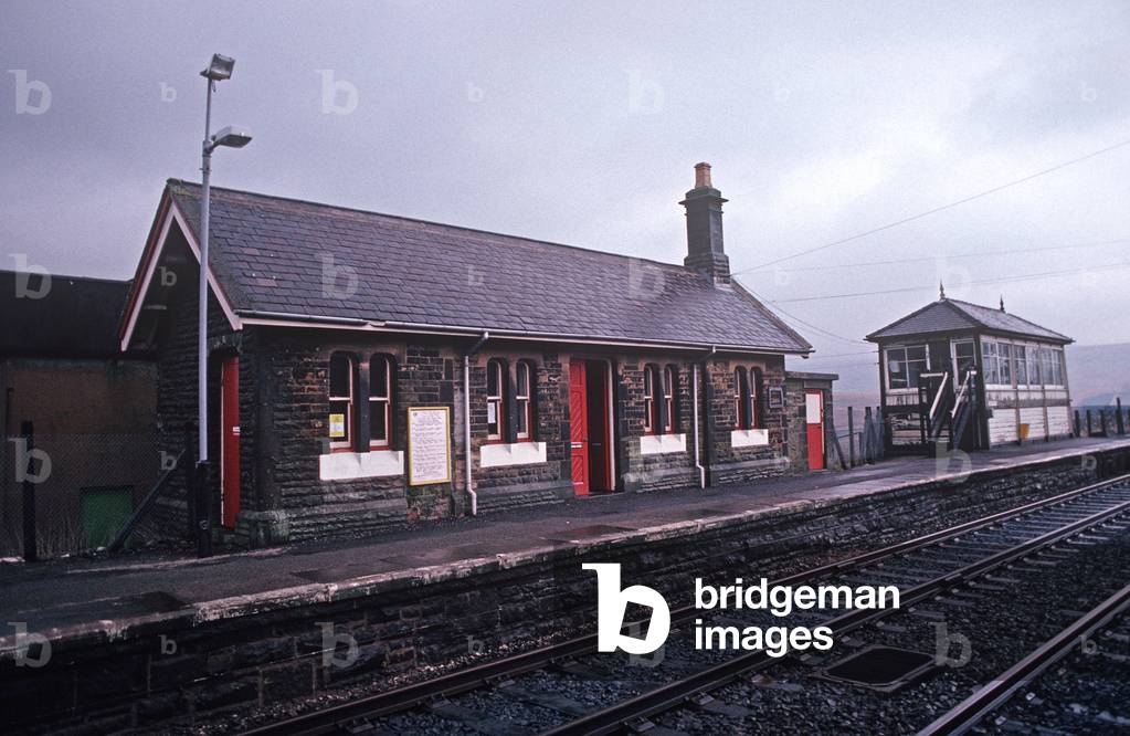 Garsdale railway station on the Settle to Carlisle line, Northern England, 1992 (photograph)
