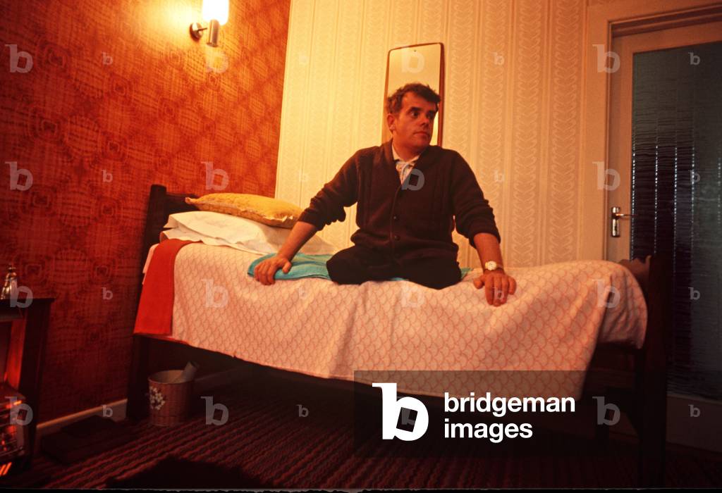 Bomb Victim who had his legs blown off by a Bomb Explosion during The Troubles, 1972 (photo)