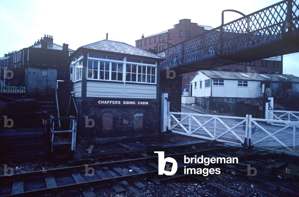 Metal Footbridge in Lancashire, Great Britain, 1982 (photo)