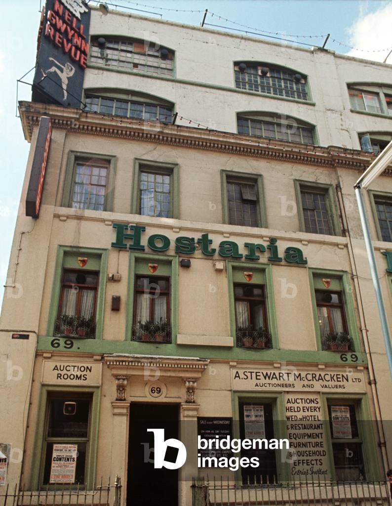Hostaria Romana, Italian restaurant, Dean Street, Soho, London, UK, 1972 (photo)