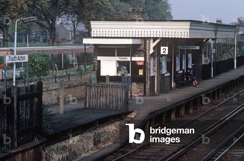 South Acton railway station on the North London Line, London, 1980s, 1982 (photograph)