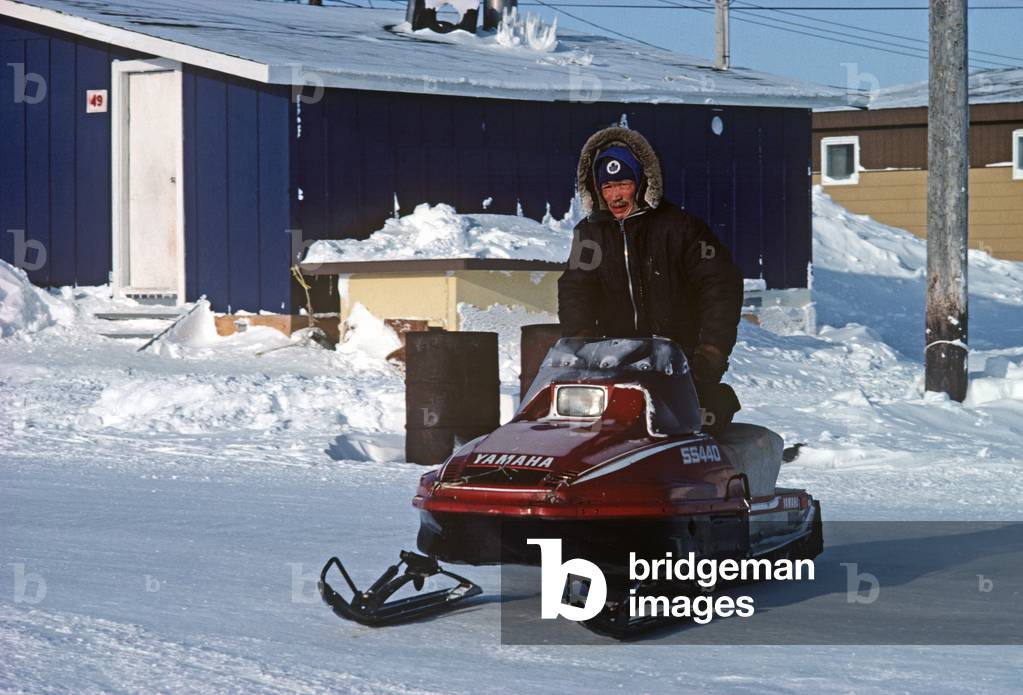 Old Crow community, Yukon, Canada (photo)