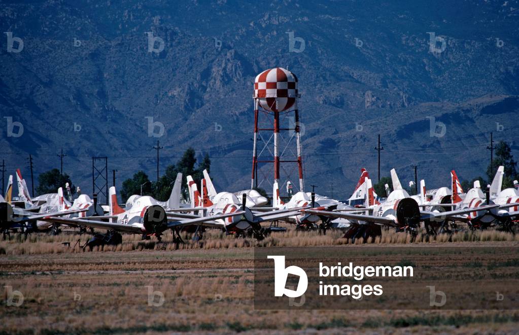 USA Davis-Monthan Tuscon, Arizona, aircraft graveyard, June 1983 (photo)