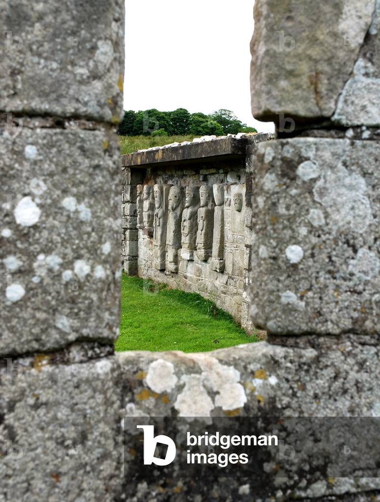 White Island Early Christian figures, Lower Lough Erne, County Fermanagh, Northern Ireland, UK (photo)