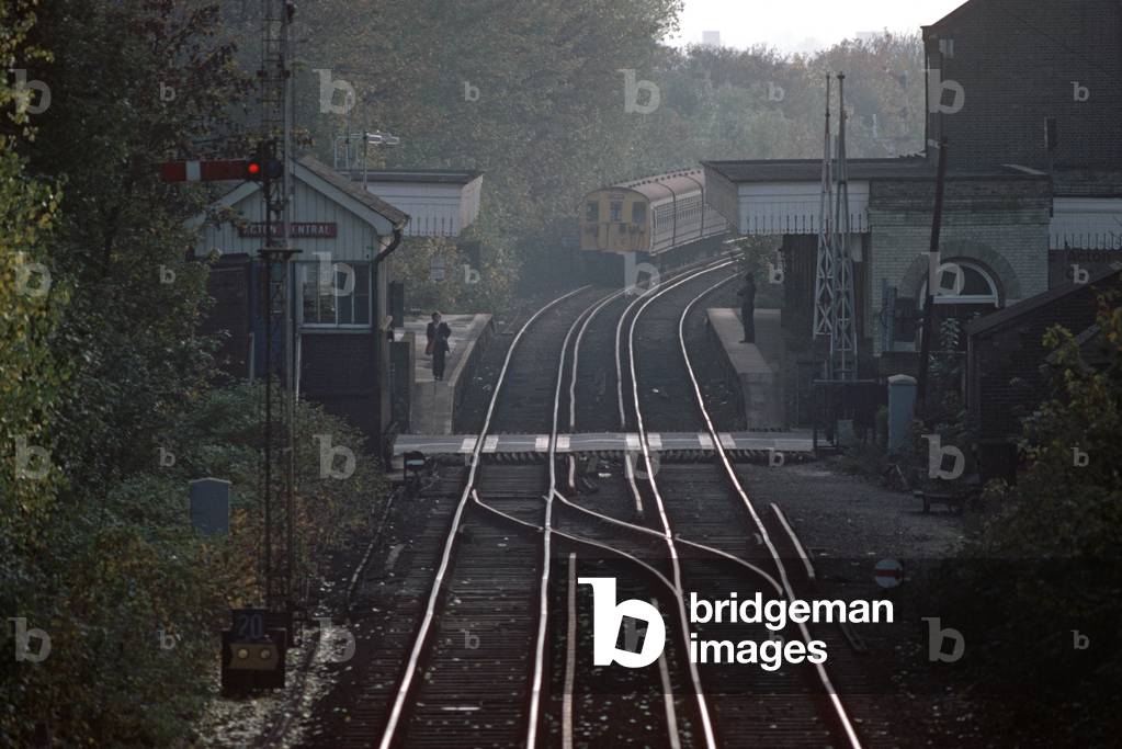 Acton Central railway station on the North London Line, London 1980s, 1982 (photograph)