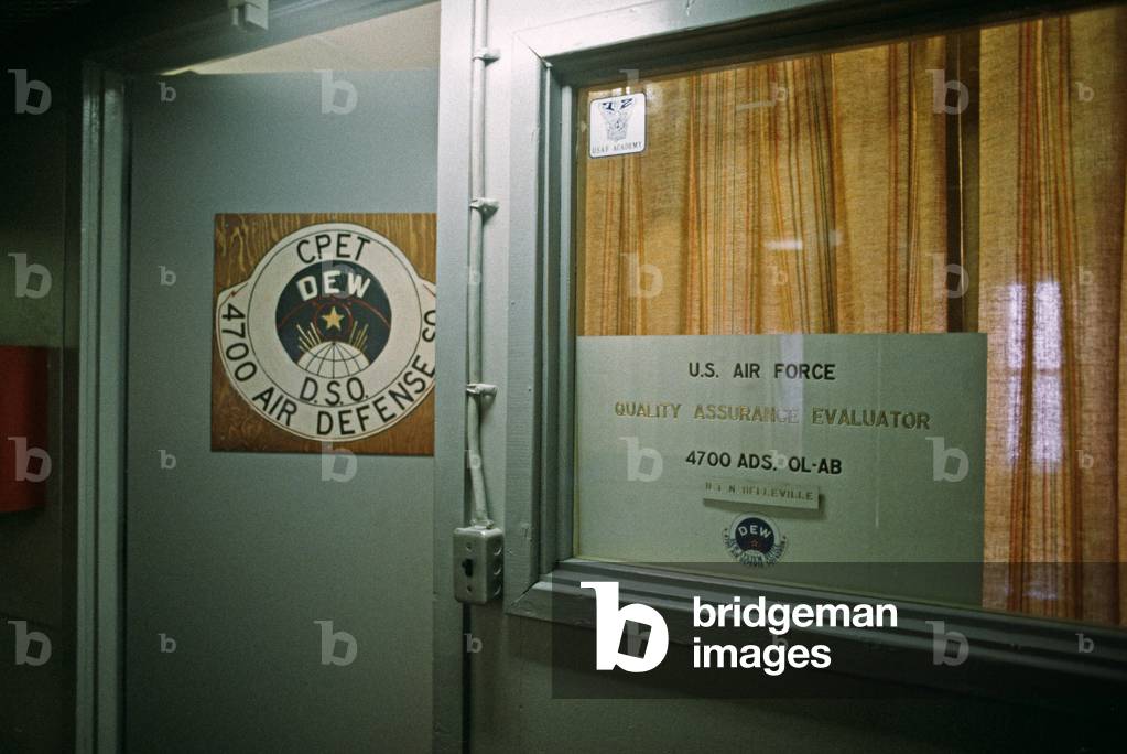 Administrative offices Inside Cambridge Bay Distant Early Warning radar station, Nunavut, Canada (photo)