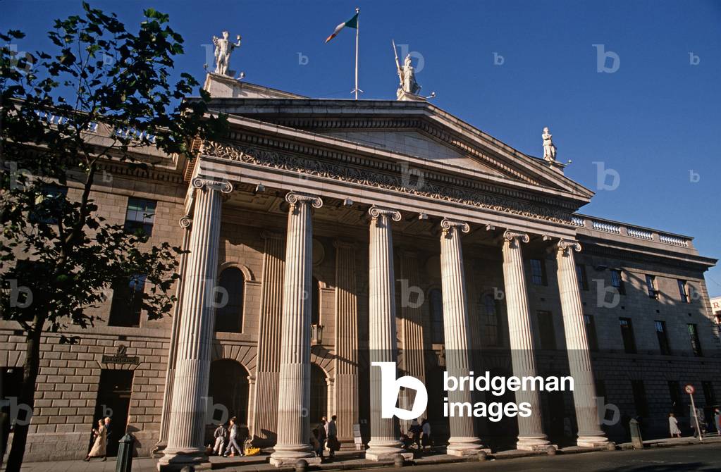 The General Post Office, Dublin, Ireland. Scene Of The Doomed Insurection Of 1916 During The Irish  War Of Independence. Referred To By W. B. Yeats In 'Three Songs In The One Burden'.  (photo)
