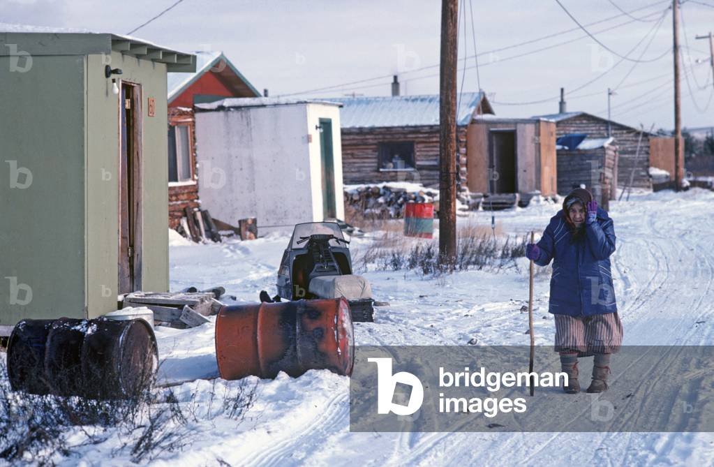 Old Crow community, Yukon, Canada (photo)
