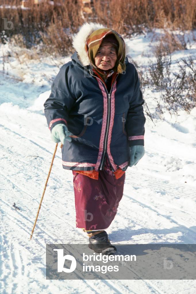 Old Crow community, Yukon, Canada (photo)