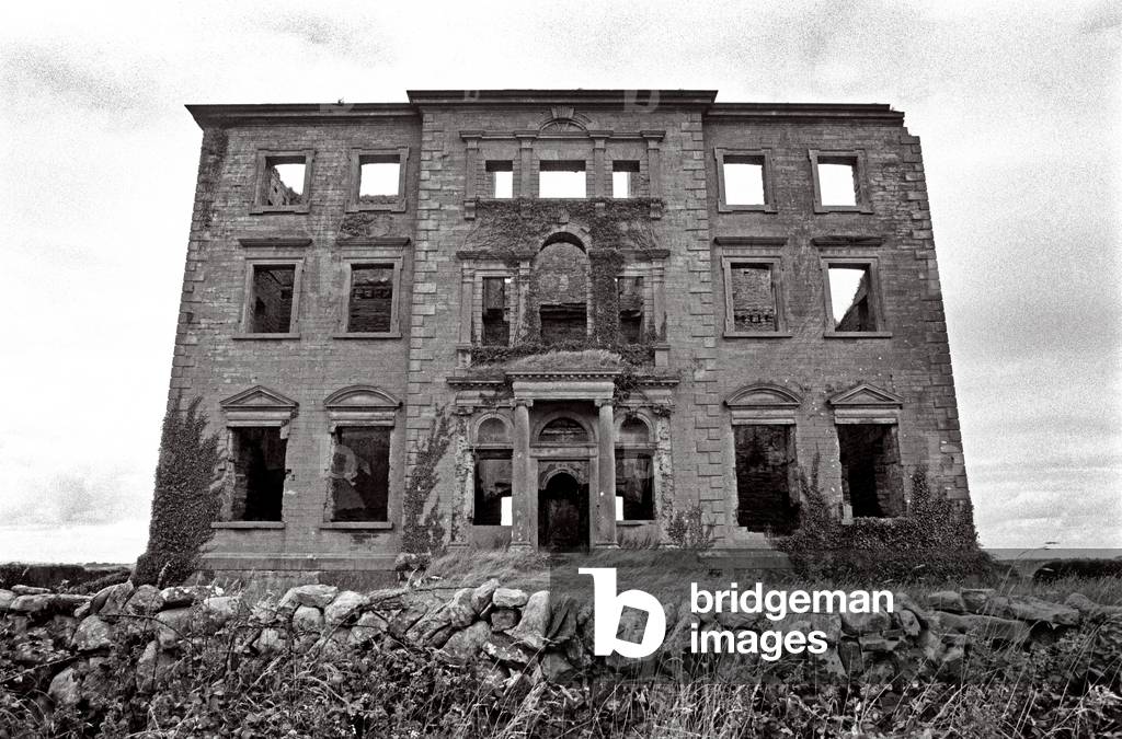 Tyrone House Ruins, County Galway, Ireland. Burnt Down By The Local Irish Republican Army During The Irish War Of Independence  In 1920. Referred To By W. B. Yeats In 'The Curse Of Cromwell'.  (photo)