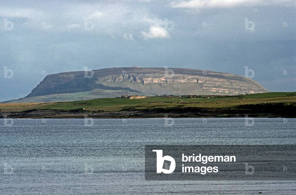 Knocknarea Hill, County Sligo, Ireland, Where Queen Maeve's Burial Tomb Lies On Top. Referred To By W. B. Yeats In 'Memoirs' (photo)