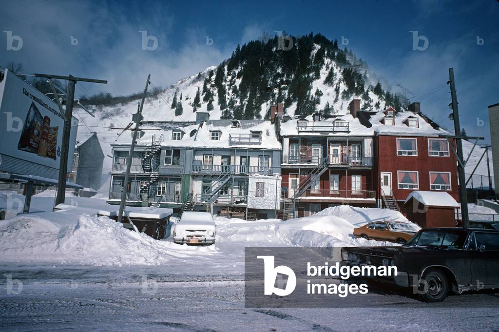 Quebec City after snow storm, Quebec Province, Canada (photo)