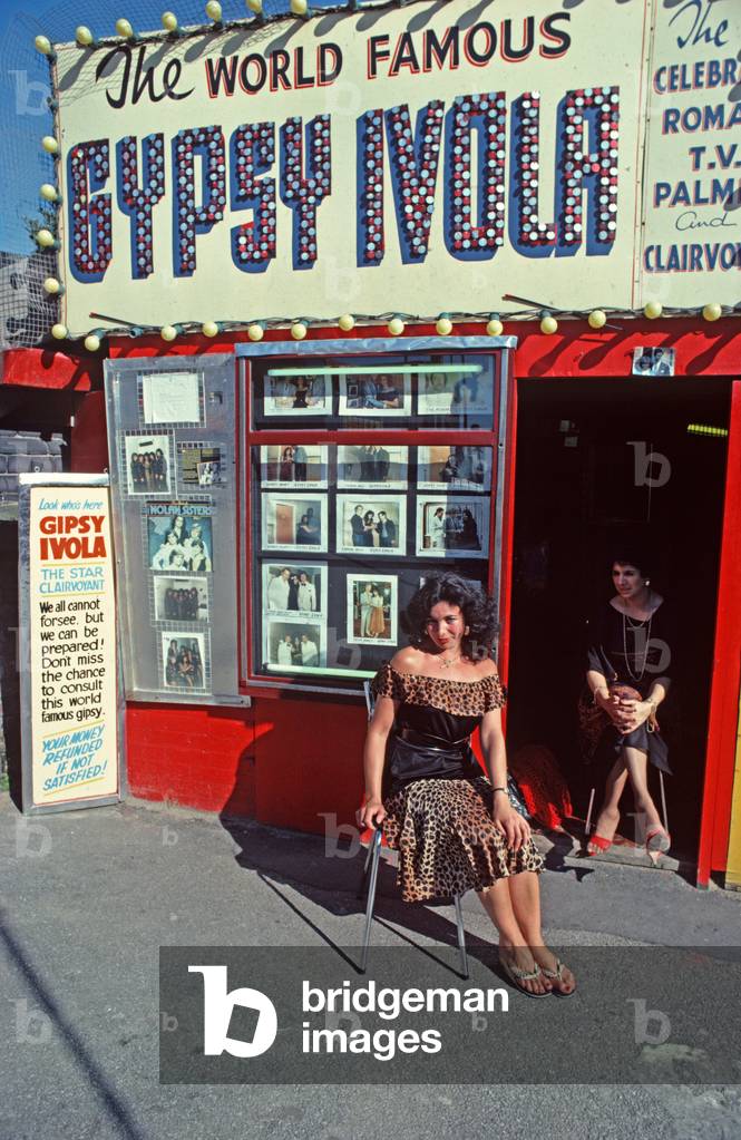 Fortune teller, Blackpool promenade, Backpool, Lancashire (photo)