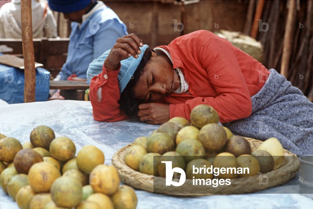 Antananarivo market, Madagascar, East Africa, Africa, 1980s (photo)