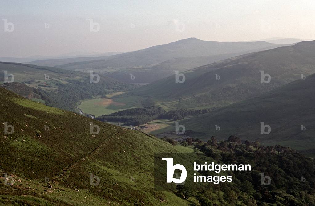 Wicklow Mountains,  referred to by James Joyce in 'Finnegans Wake', Ireland (photo)