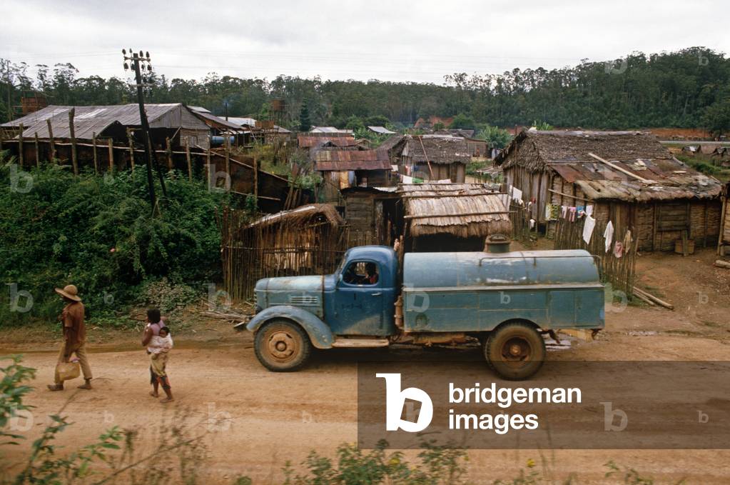 Madagascar countryside from Antananarivo to Perinet train, East Africa, Africa, 1980s (photo)