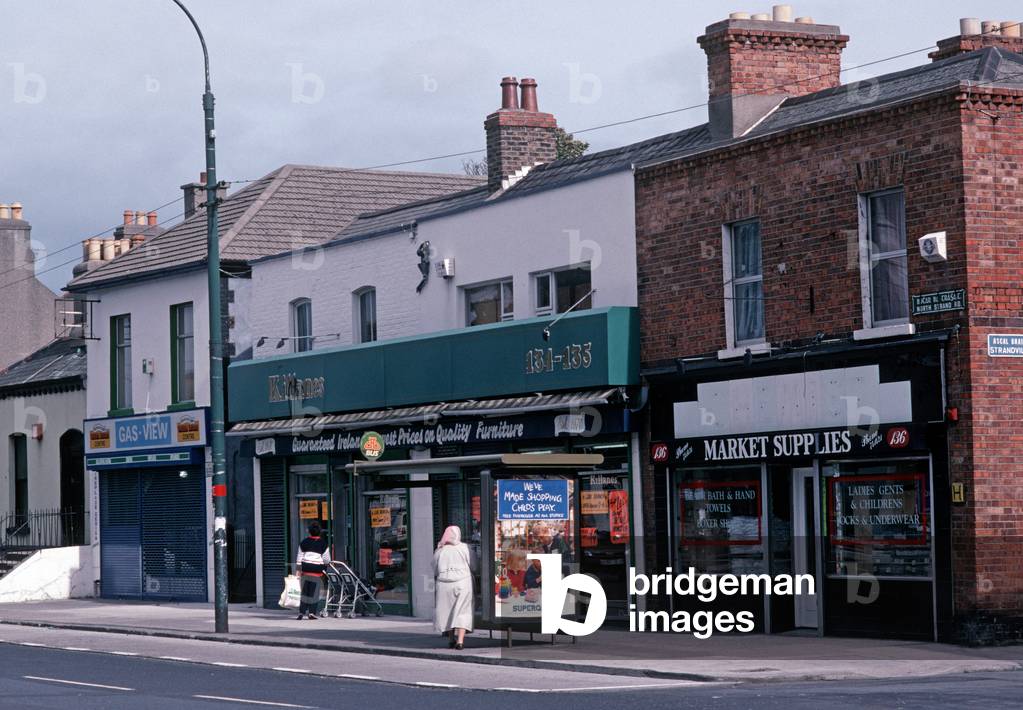 James Joyce lived briefly in the North Strand Road, Fairview when he was 22, Dublin, Ireland (photo)