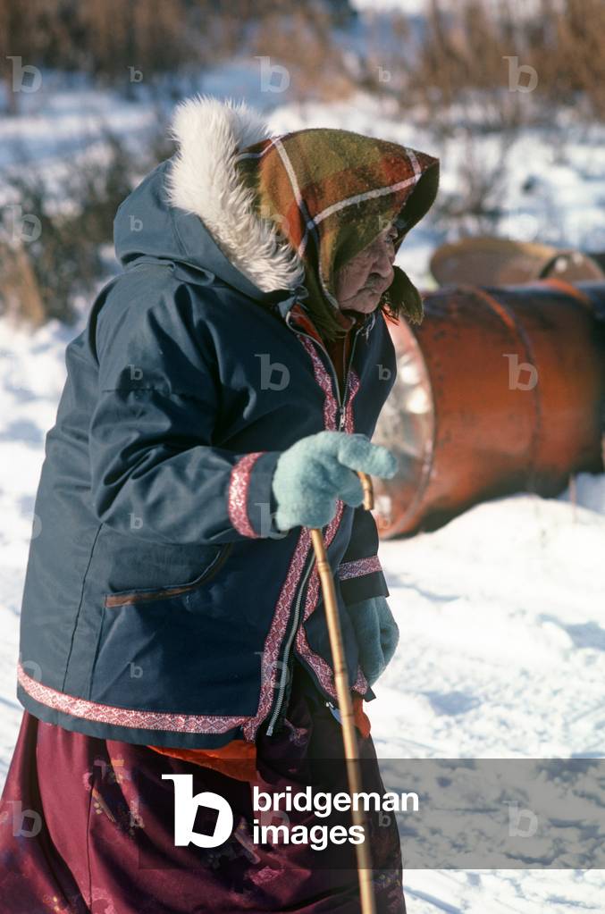 Old Crow community, Yukon, Canada (photo)