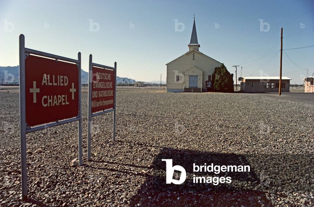 Allied Church On The Mcgregor Missle Testing Range, New Mexico, USA, 1983 (photo)