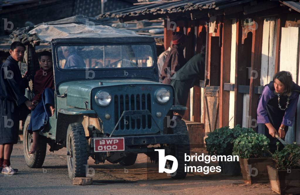 Wangdiphodrang village, Bhutan, Himalayas (photo)