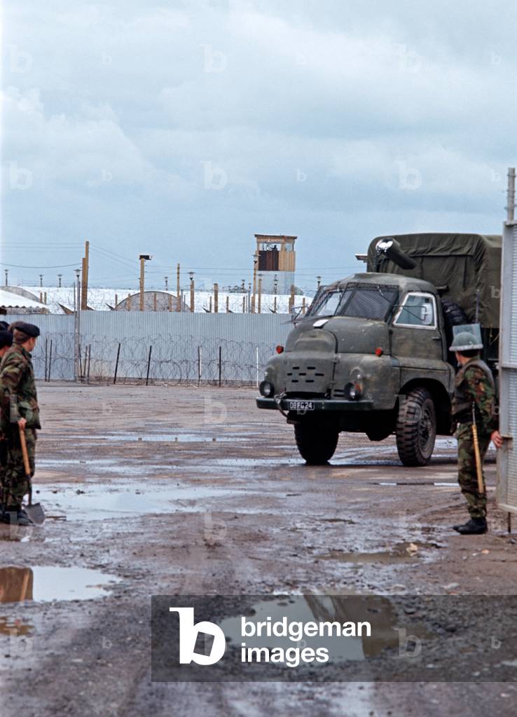Long Kesh Internment Camp, Lisburn, Northern Ireland, UK, 1972