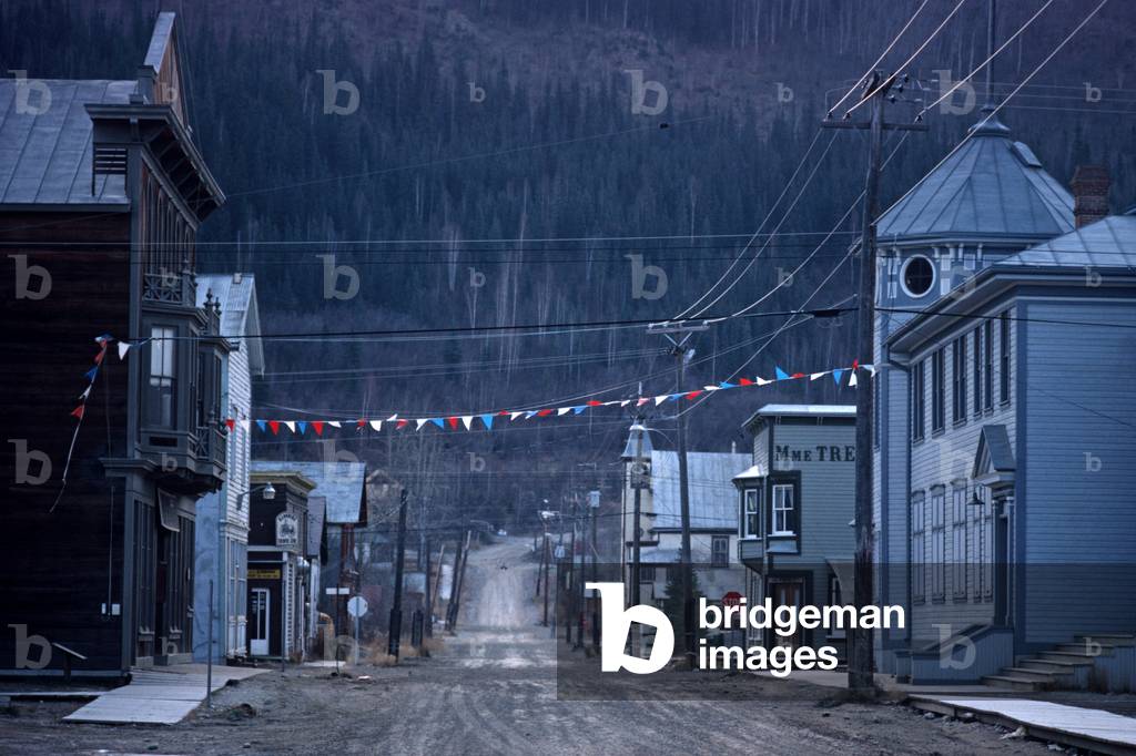 Dawson City, on the Yukon River in the Yukon Territories, Northwest Canada (photo)