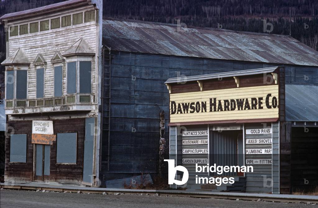 Dawson City, on the Yukon River in the Yukon Territories, Northwest Canada (photo)
