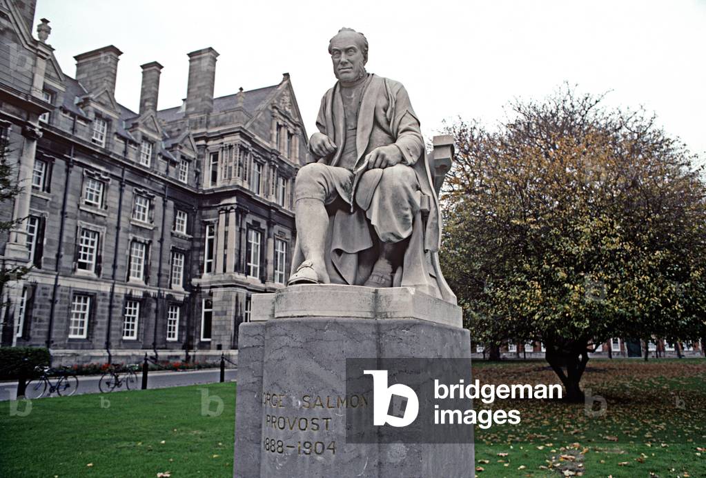 Trinity College Provost, Reverend George Salmon from 1880-1904, referred to in James Joyce 'Ulysses', Dublin, Ireland (photo)