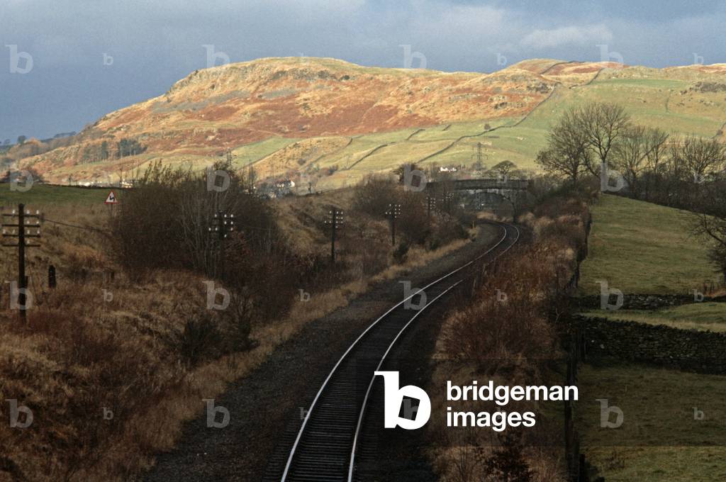 Oxenholme to Windermere railway line, Lake District, England, 1981 (photograph)
