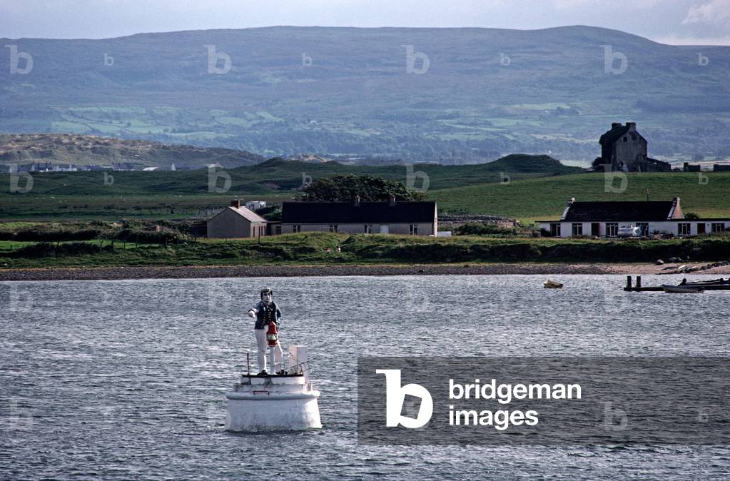 The Metal Man Lighthouse, Rosses Point, Oyster Island, Coney Island, County Sligo, Ireland. Rosses Point Is Where W. B. Yeats And His Brother Painter Jack Yeats Spent Their Summer Holidays (photo)