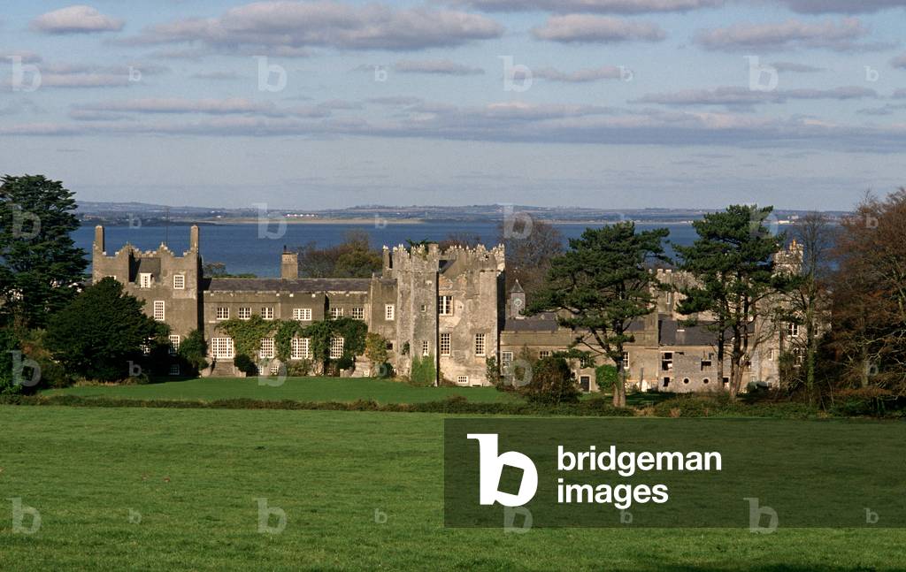 Howth Castle, Fingal County, Ireland. Ancestral Home Of The St Lawrence Family. Referred To By W. B. Yeats In 'Reveries Over Childhood And Youth'  (photo)